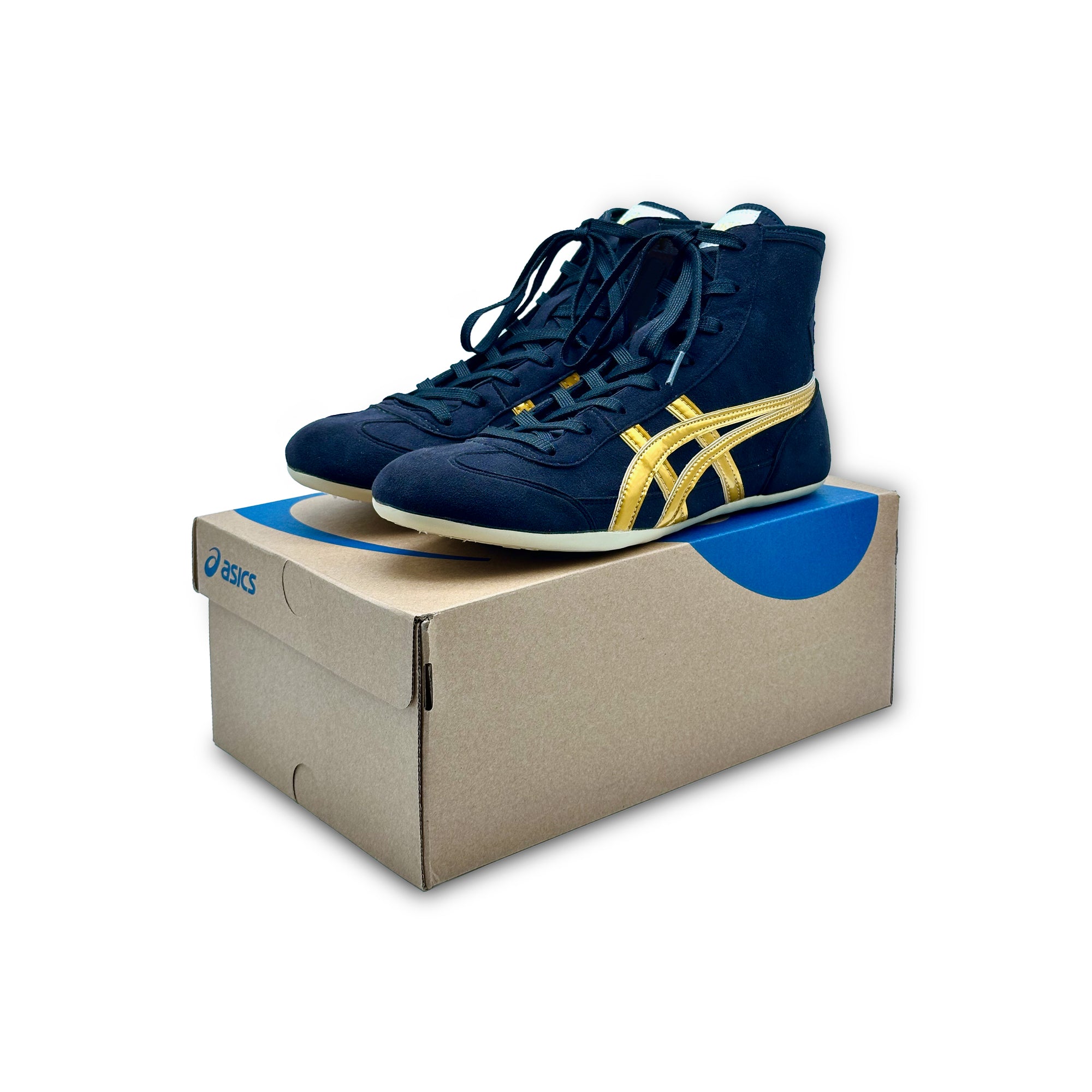 Asics gable classic black and gold best sale