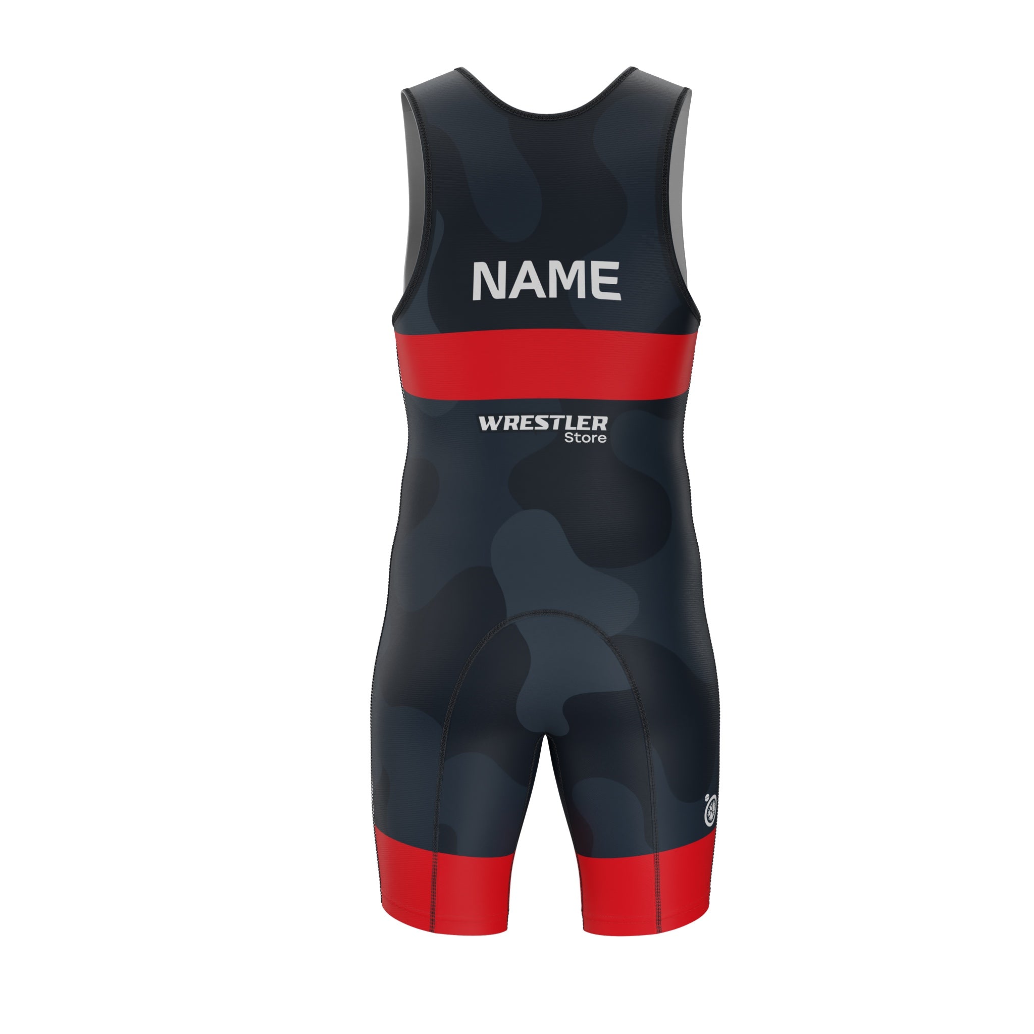 WrestlerStore Ringertrikot Shadow Obs Rot von Hinten