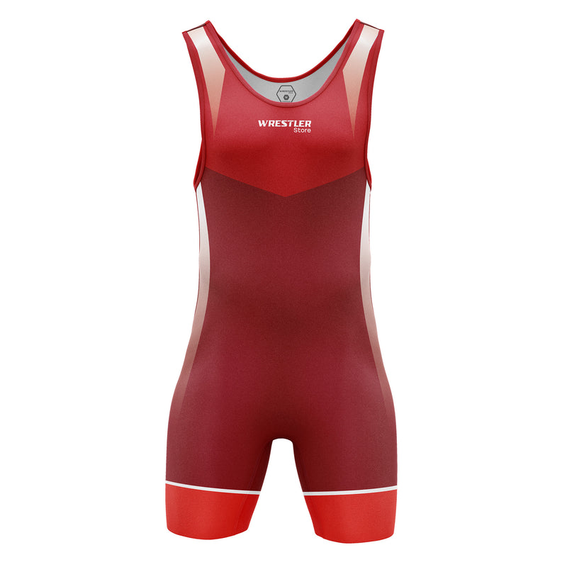 WrestlerStore Ringertrikot Vortex Rot von Vorne