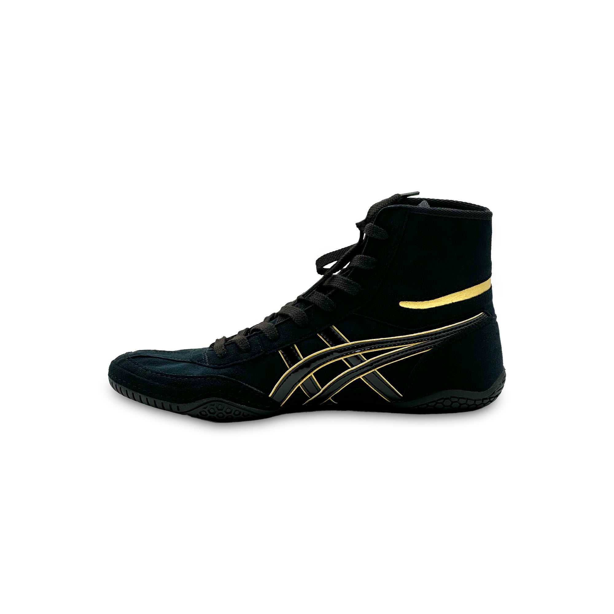 ASICS EX-EO Ringerschuhe Schwarz/Gold von der Innenseite