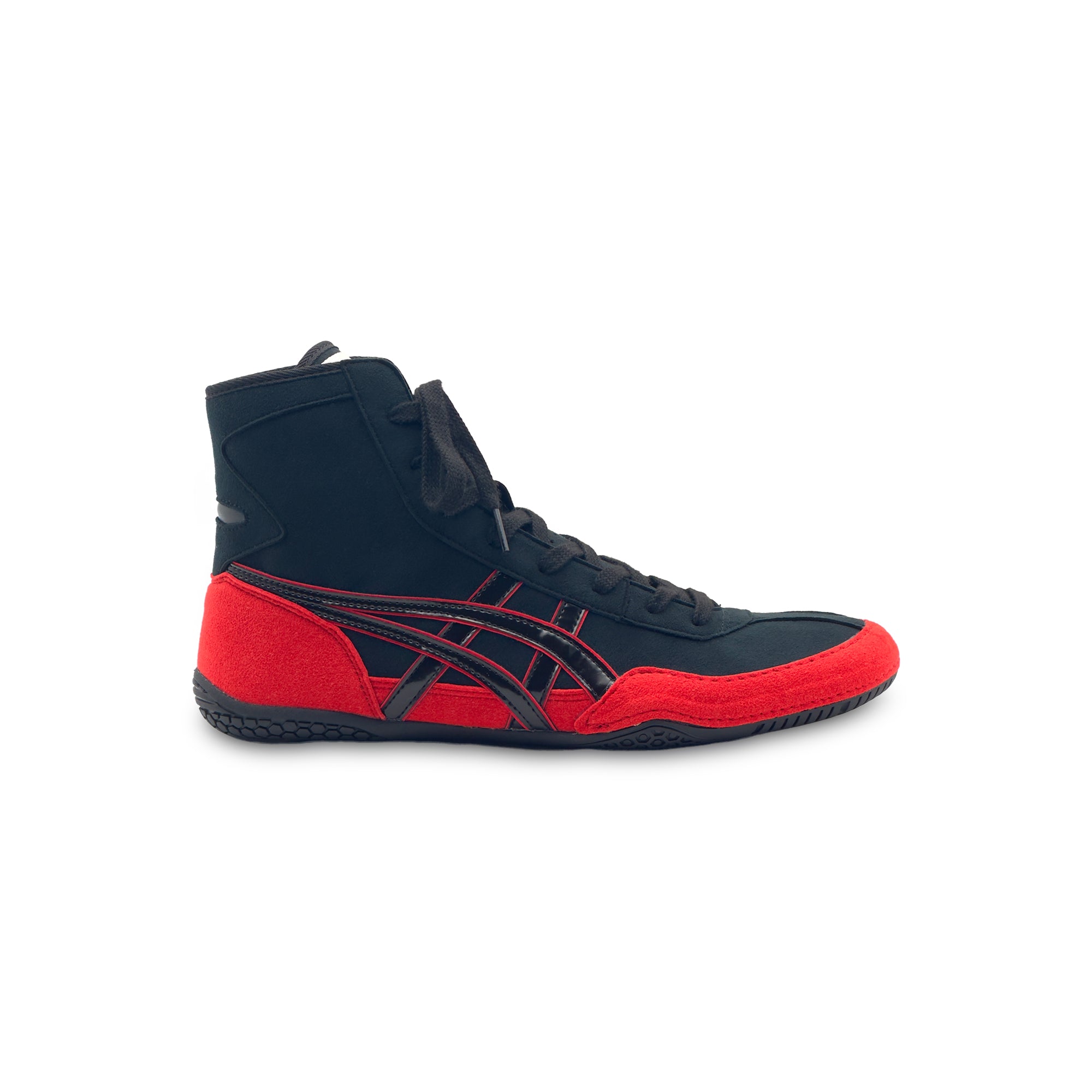 ASICS EX-EO Ringerschuhe Schwarz/Rot von der Außenseite