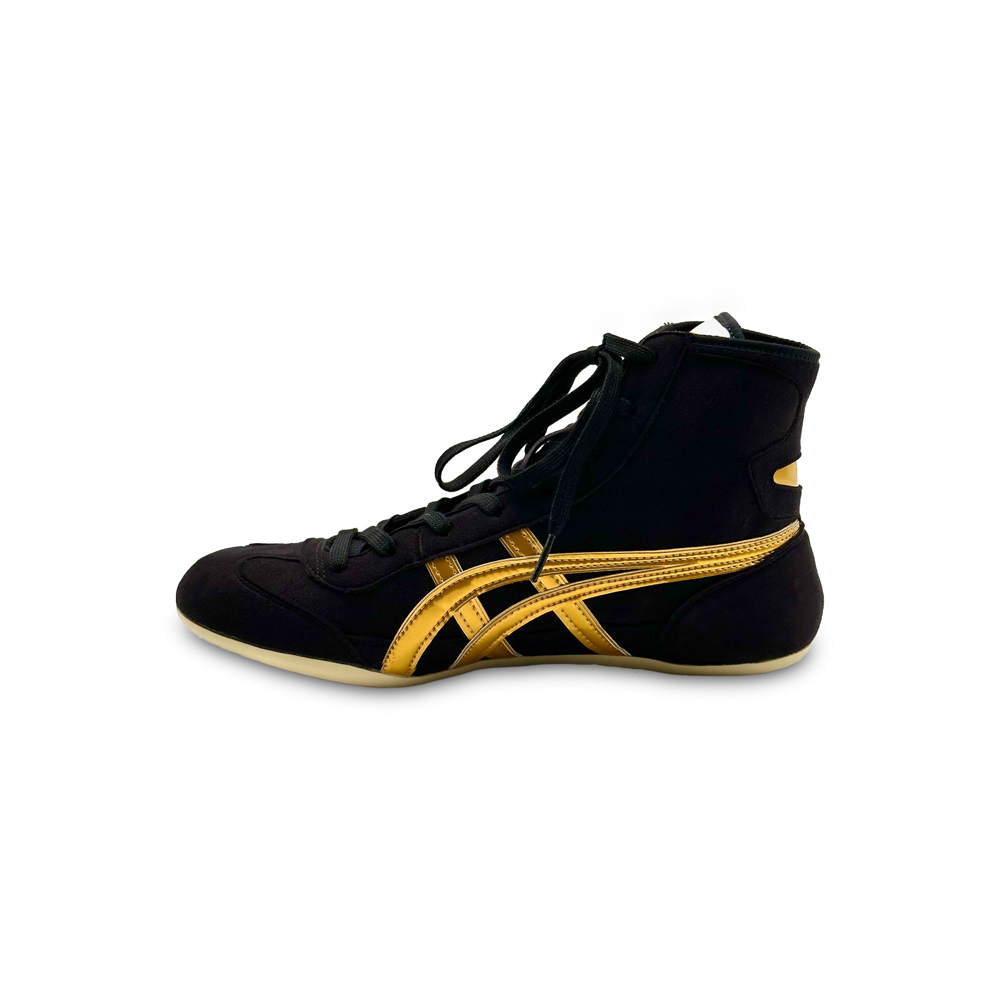 ASICS TWR900 Wrestling Shoes Black Gold WrestlerStore