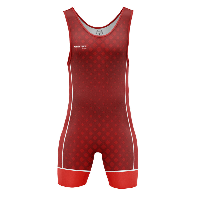 WrestlerStore Ringertrikot Matrix Rot von Vorne