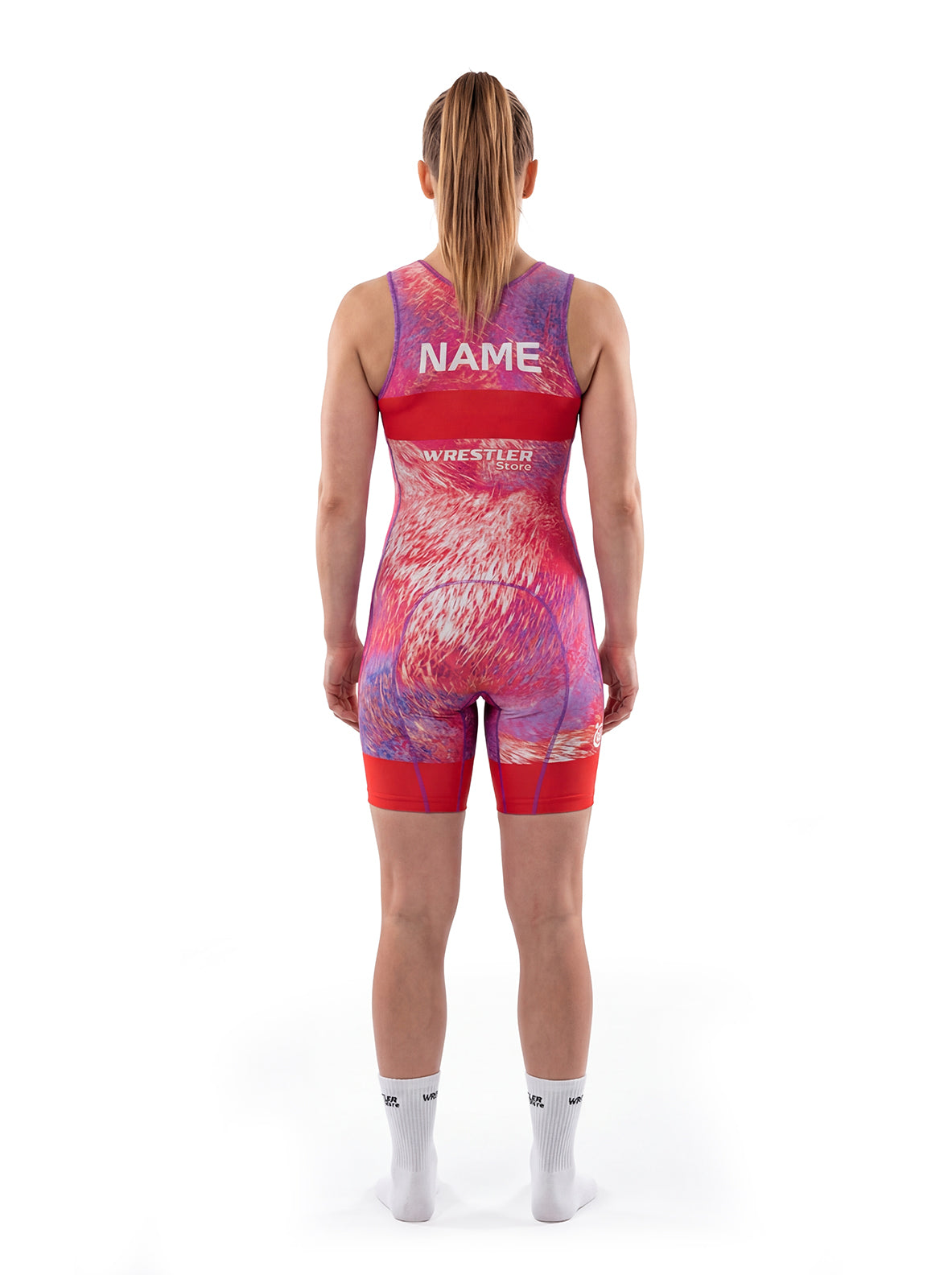 Momentum Ringertrikot für Frauen in Rot mit personalisierbarem Namen auf dem Rücken