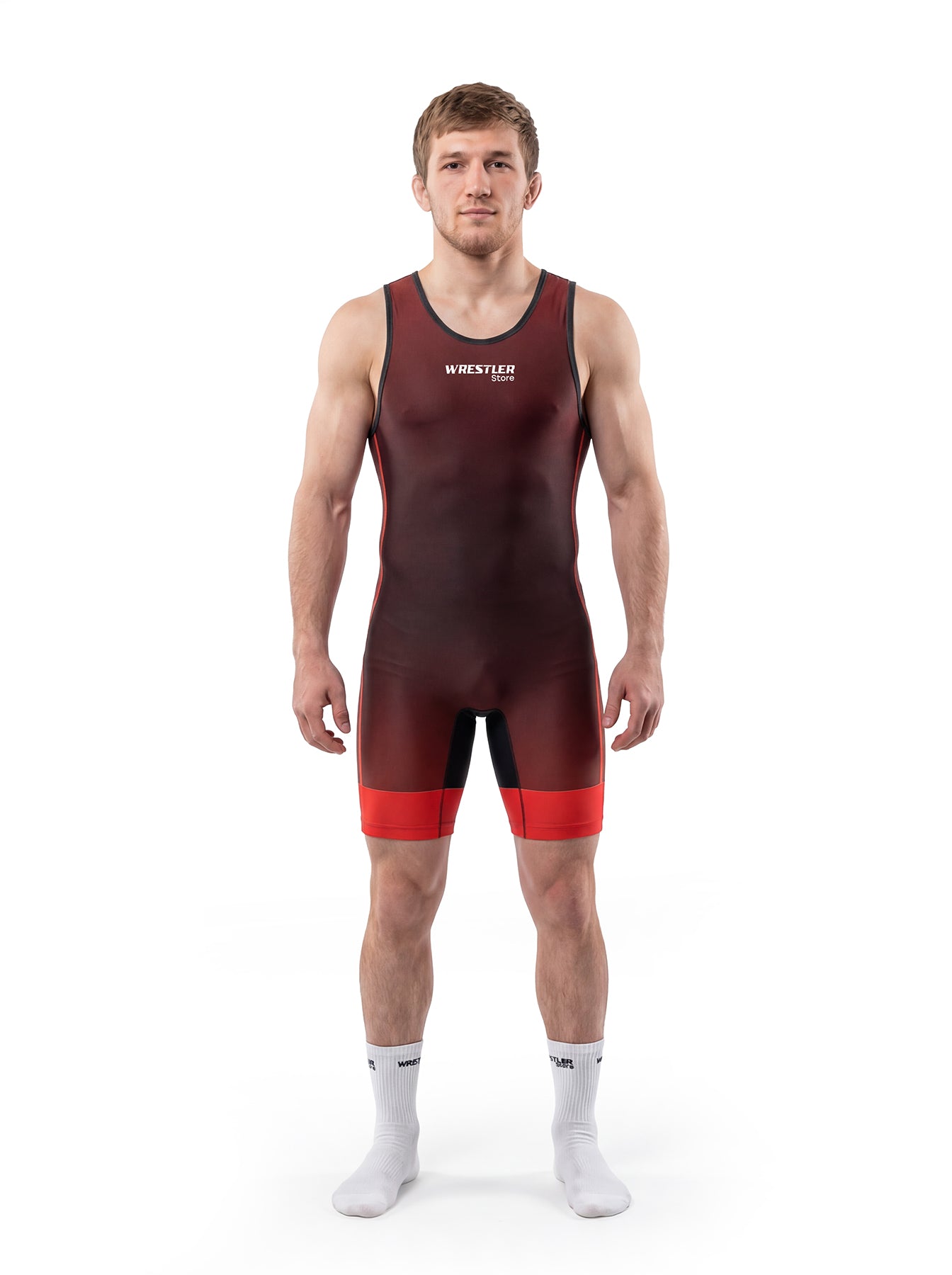 【3835】EGDE≪ WRESTLING HLU シングレット 赤 L-XL WrestlerStore wrestling singlet Edge | WrestlerStore