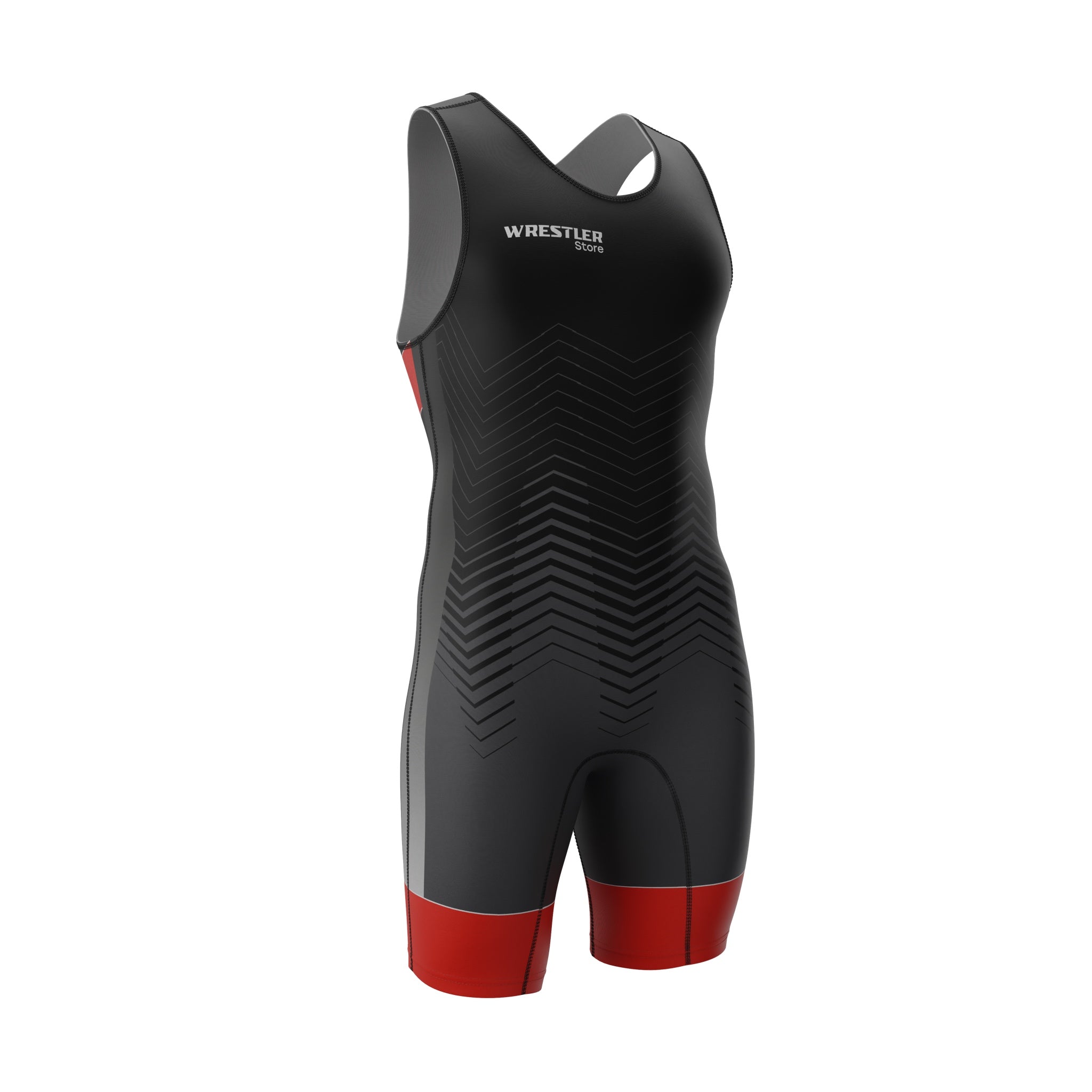WrestlerStore Ringertrikot Phantom Rot von Vorne