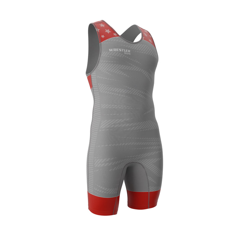WrestlerStore Ringertrikot Starline Rot von Vorne