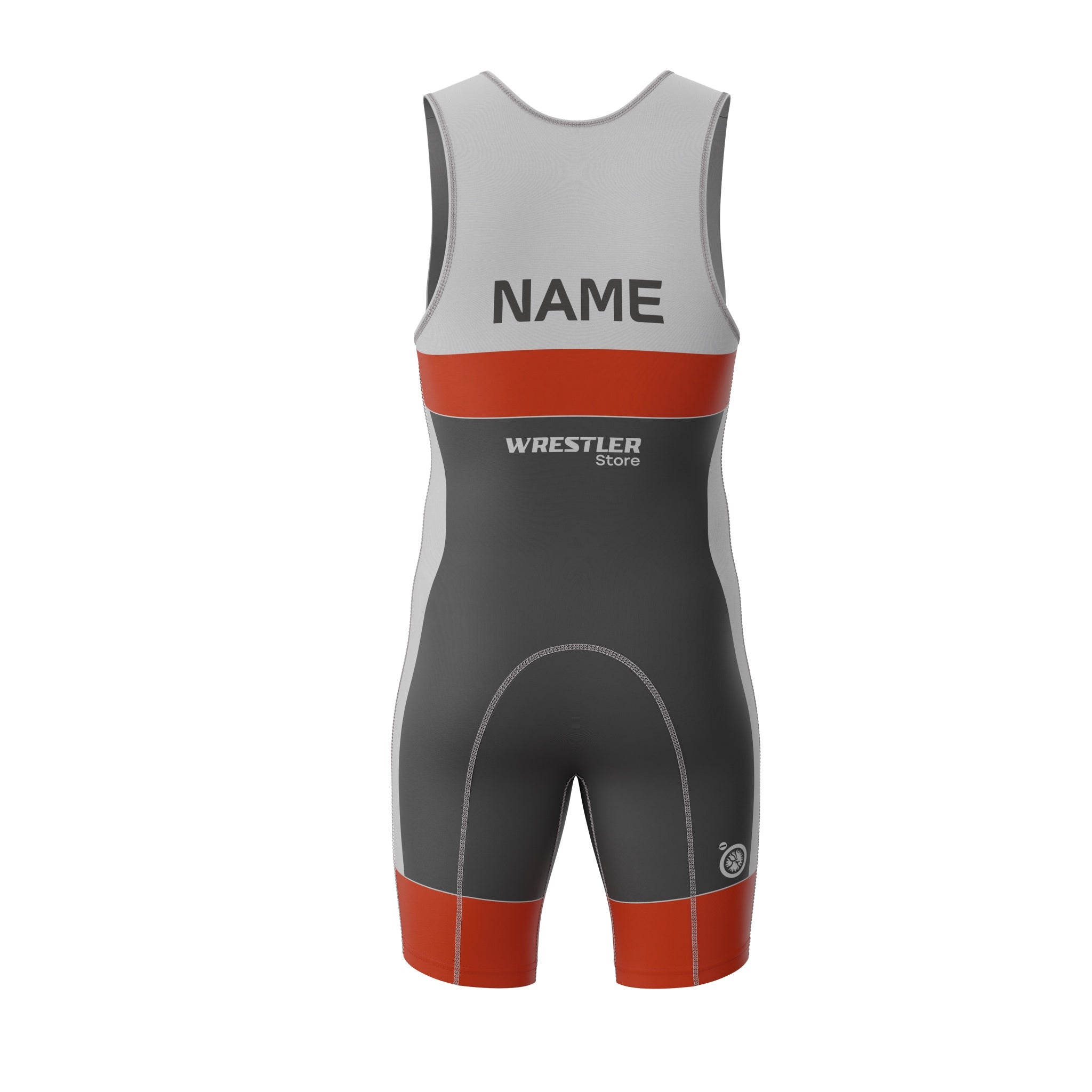 WrestlerStore Ringertrikot Trix Rot von Hinten