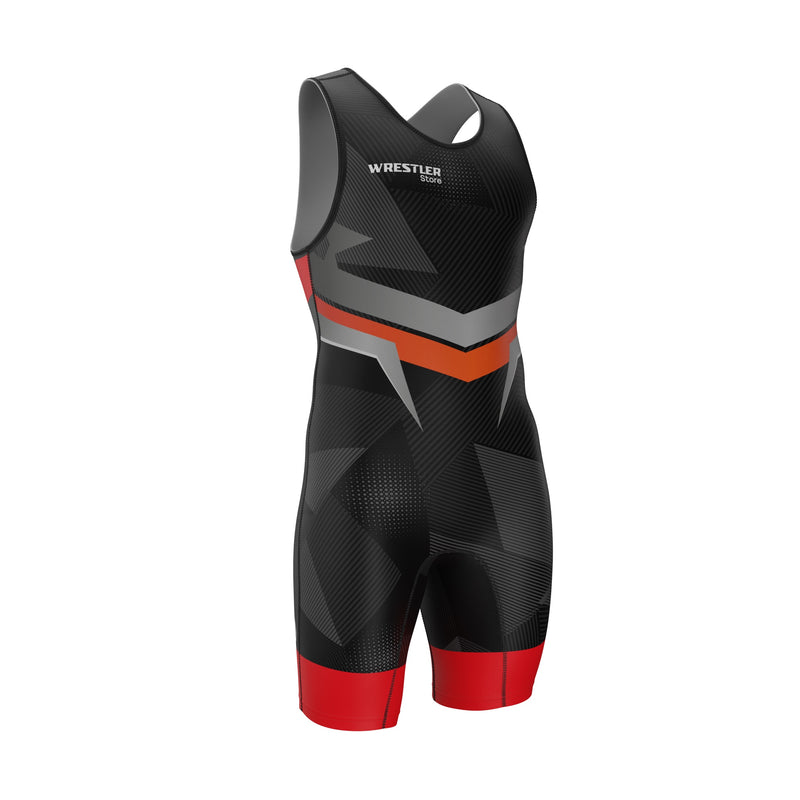 WrestlerStore Ringertrikot UWW Rot von Vorne