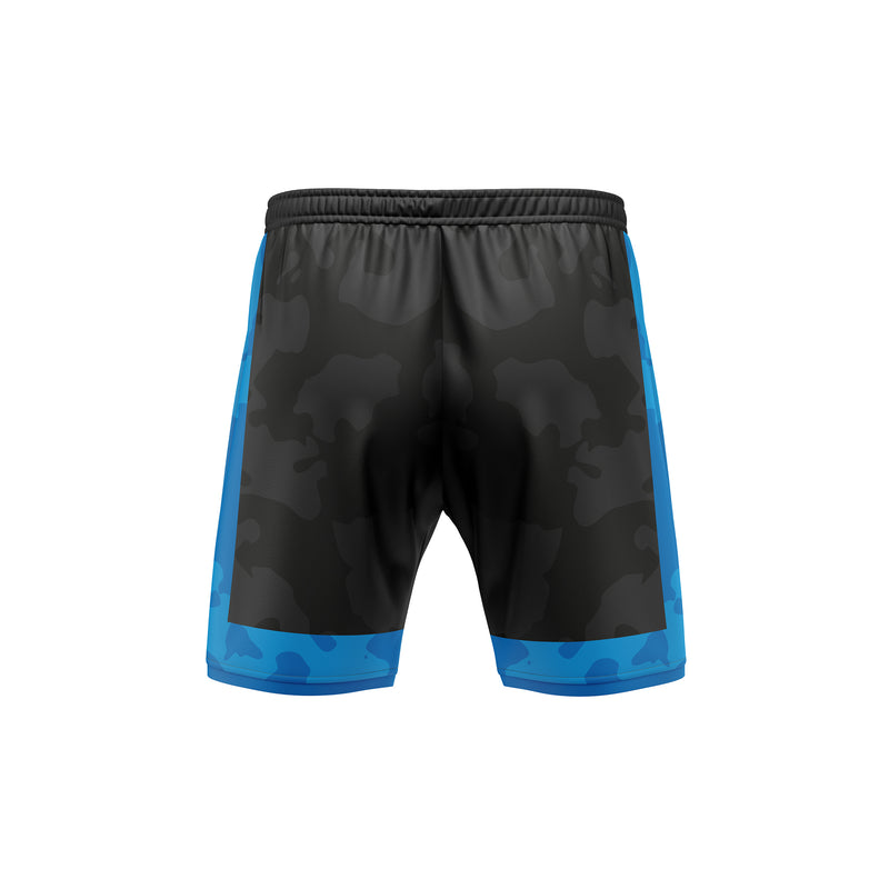 WrestlerStore Ringershorts Camo Blau Rückseite