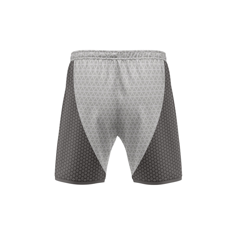 WrestlerStore Ringershorts Hive Grau Rückseite