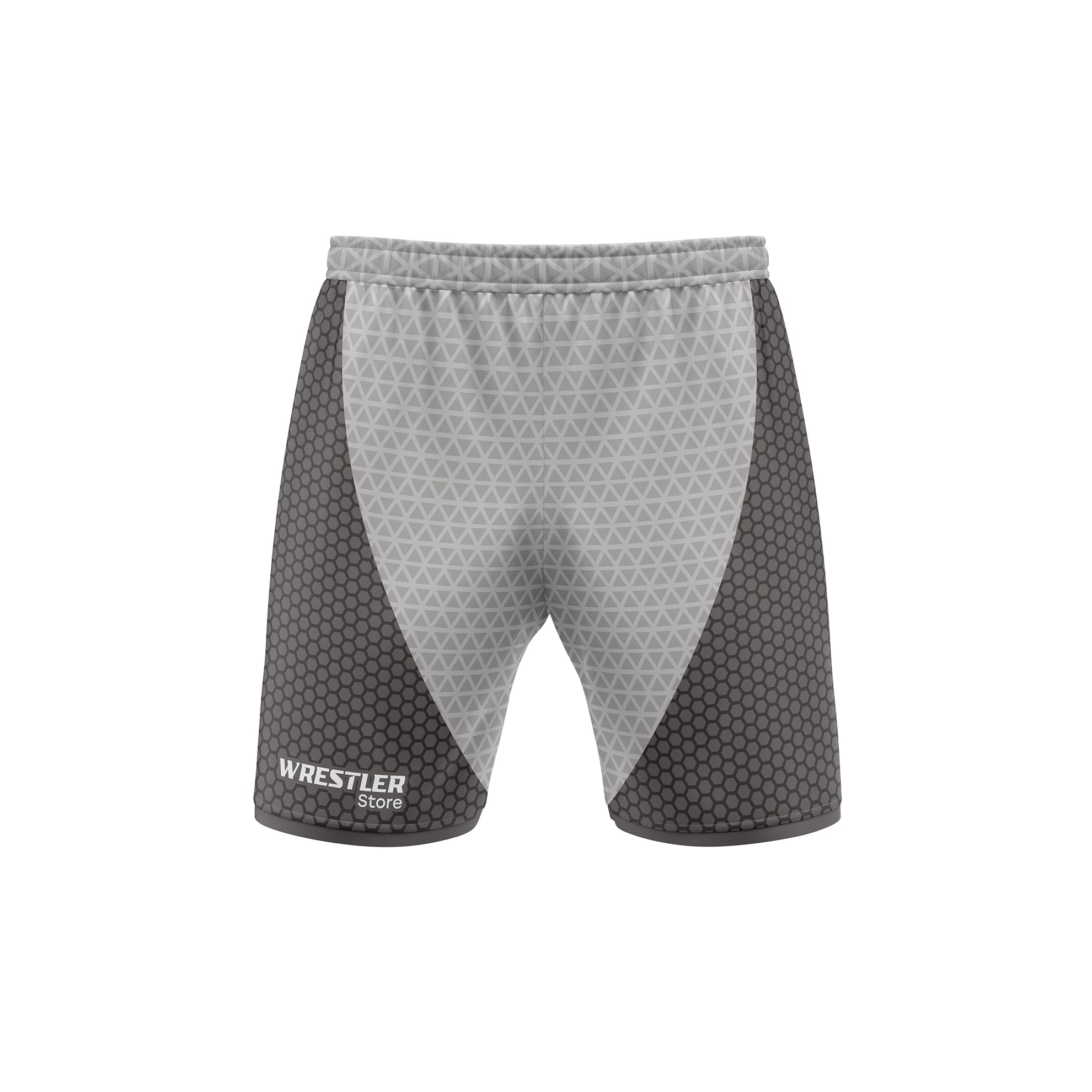 WrestlerStore Ringershorts Hive Grau Vorderseite
