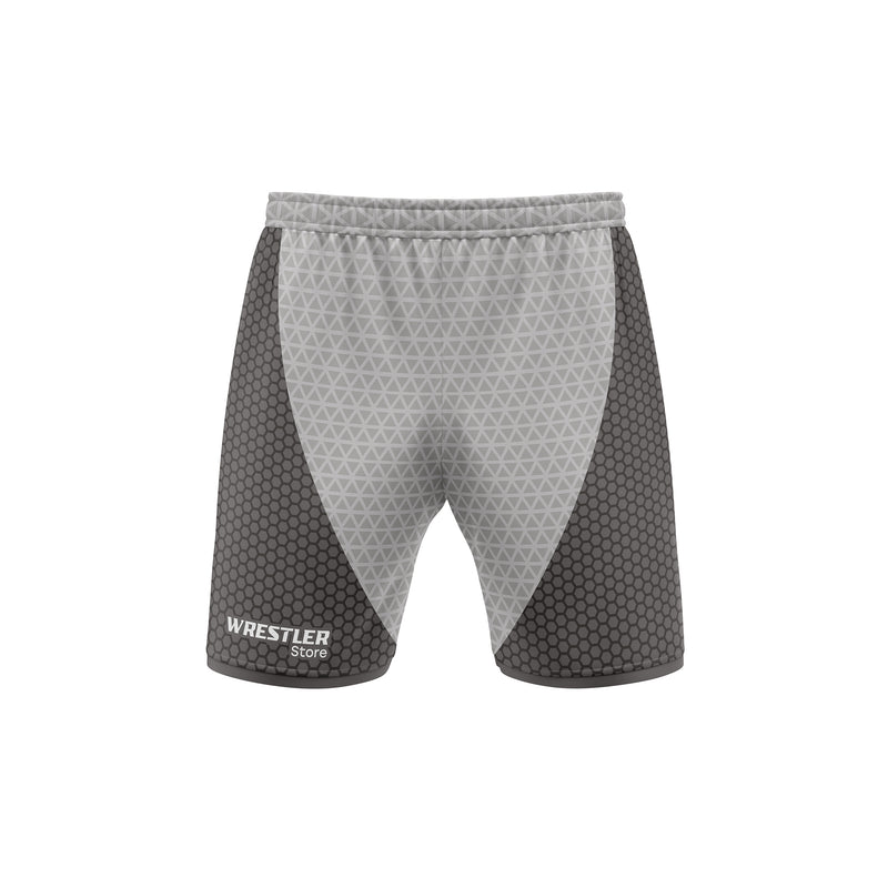 WrestlerStore Ringershorts Hive Grau Vorderseite