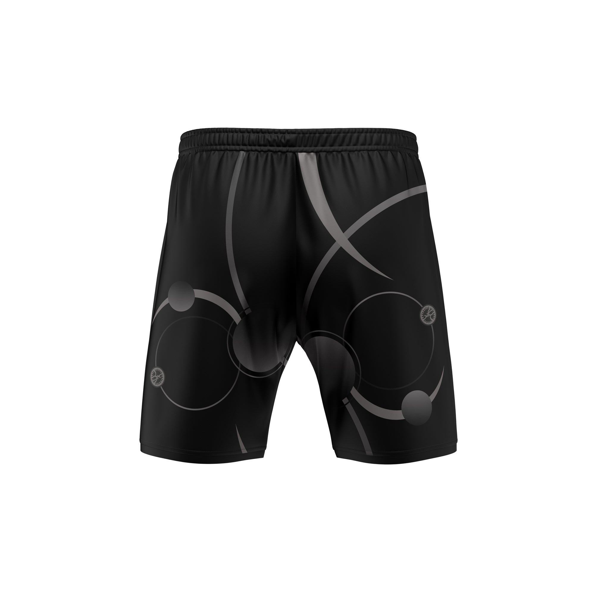 WrestlerStore Ringershorts UWW Schwarz Rückseite