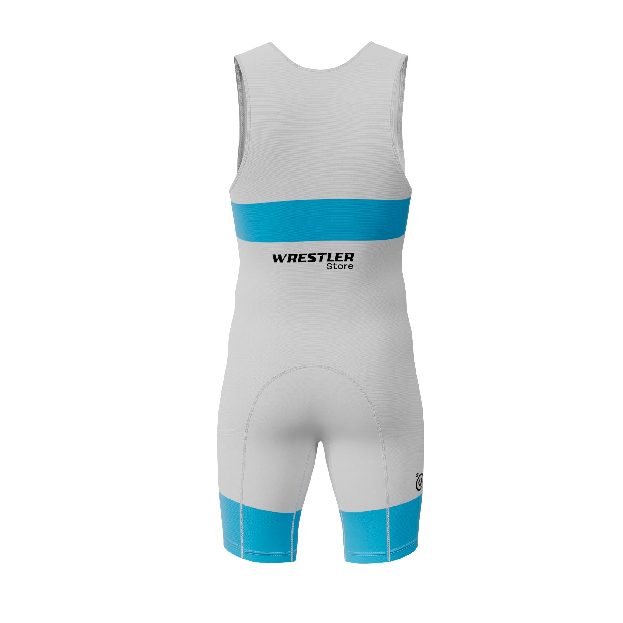 WrestlerStore Ringertrikots für Vereine Blau von Hinten