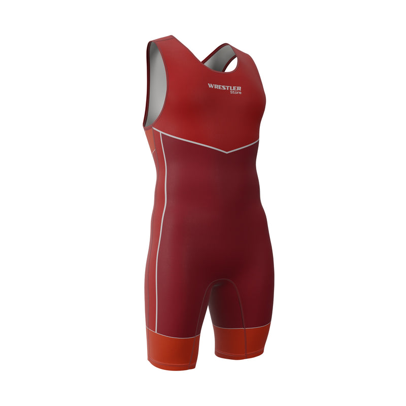 WrestlerStore Ringertrikot Vortex Rot von Vorne