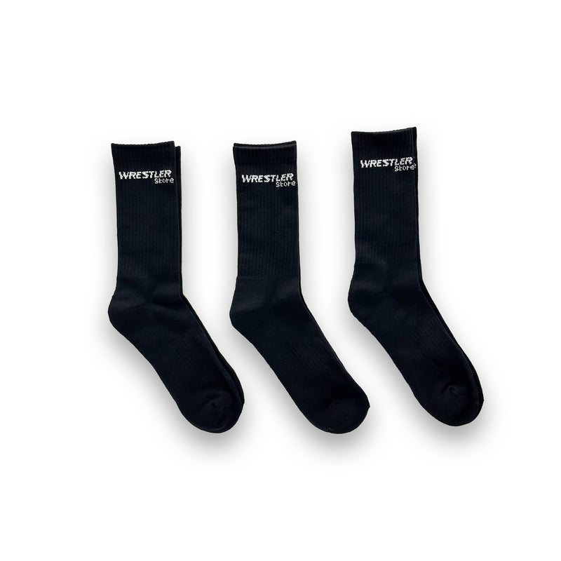 WrestlerStore Socken Schwarz ohne Verpackung