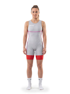 WrestlerStore Güreş Mayosu Steel Rose Kadın