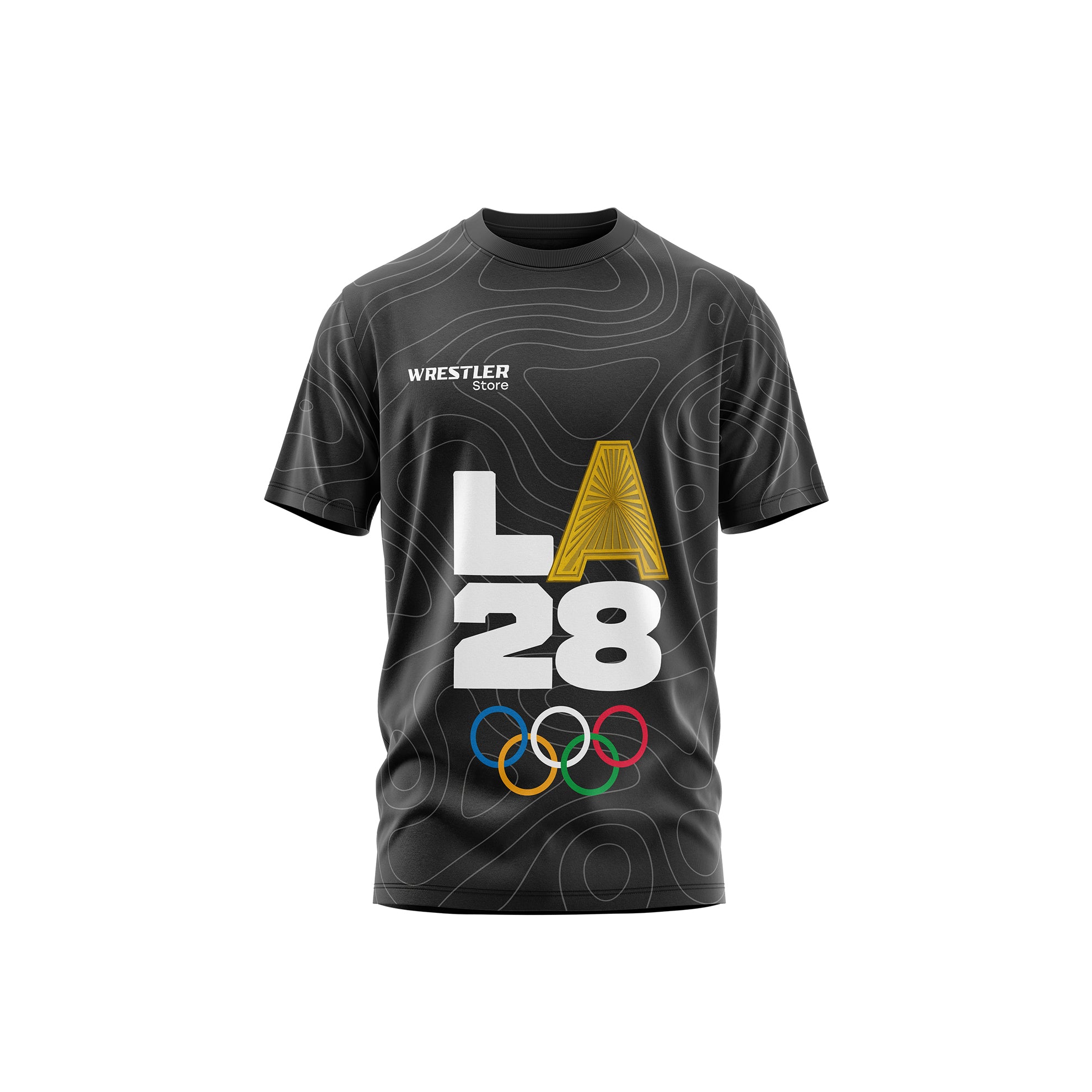 WrestlerStore Ringer T-Shirt LA2028 Edition Vorderseite