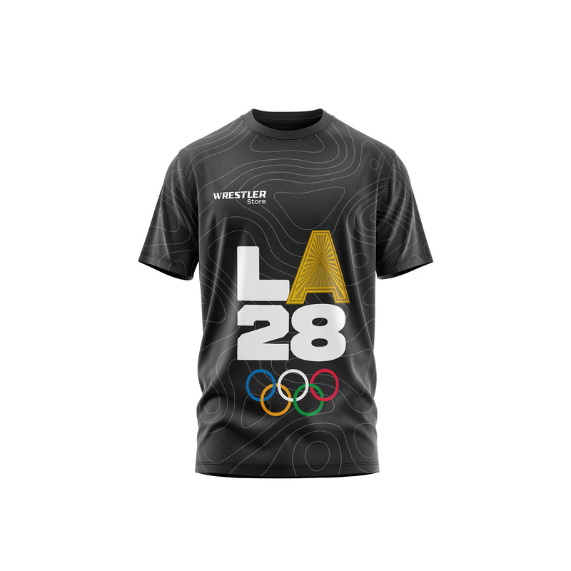 WrestlerStore Ringer T-Shirt LA2028 Edition Vorderseite