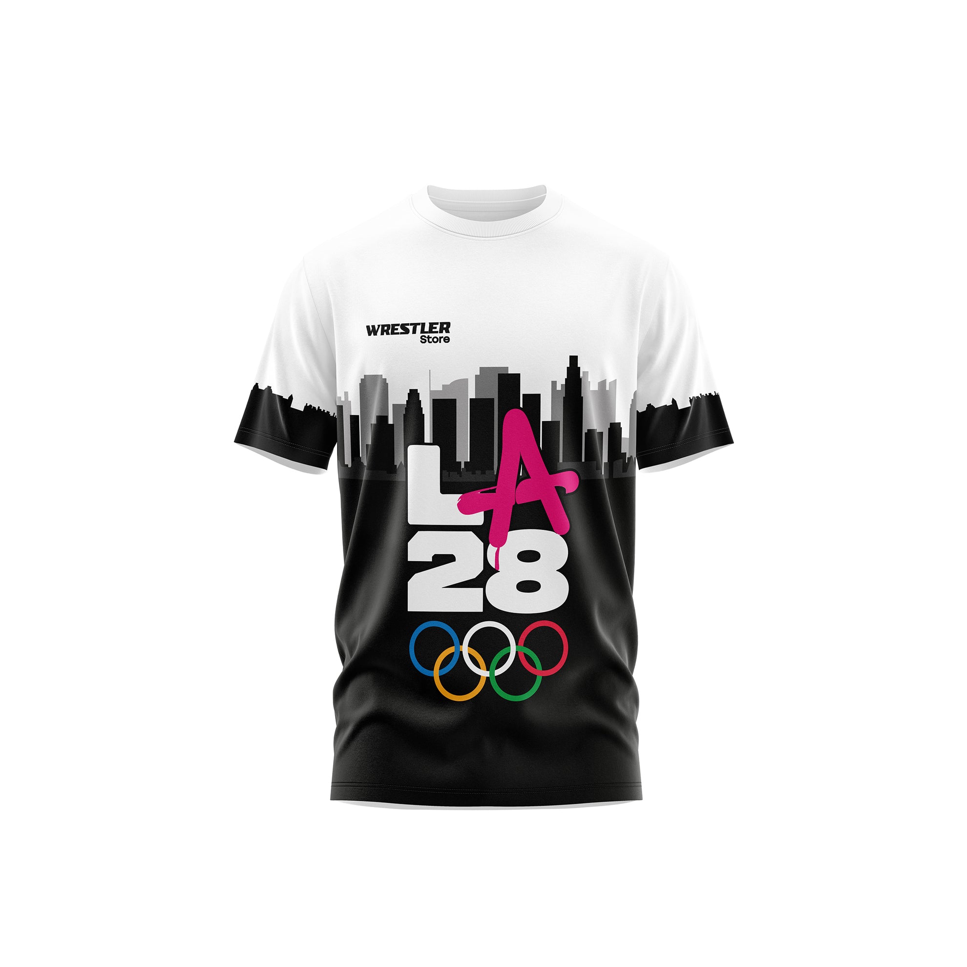 WrestlerStore Ringer T-Shirt LA2028 Vorderseite