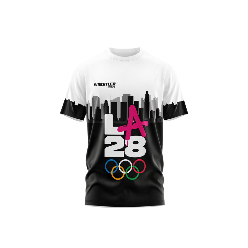 WrestlerStore Ringer T-Shirt LA2028 Vorderseite