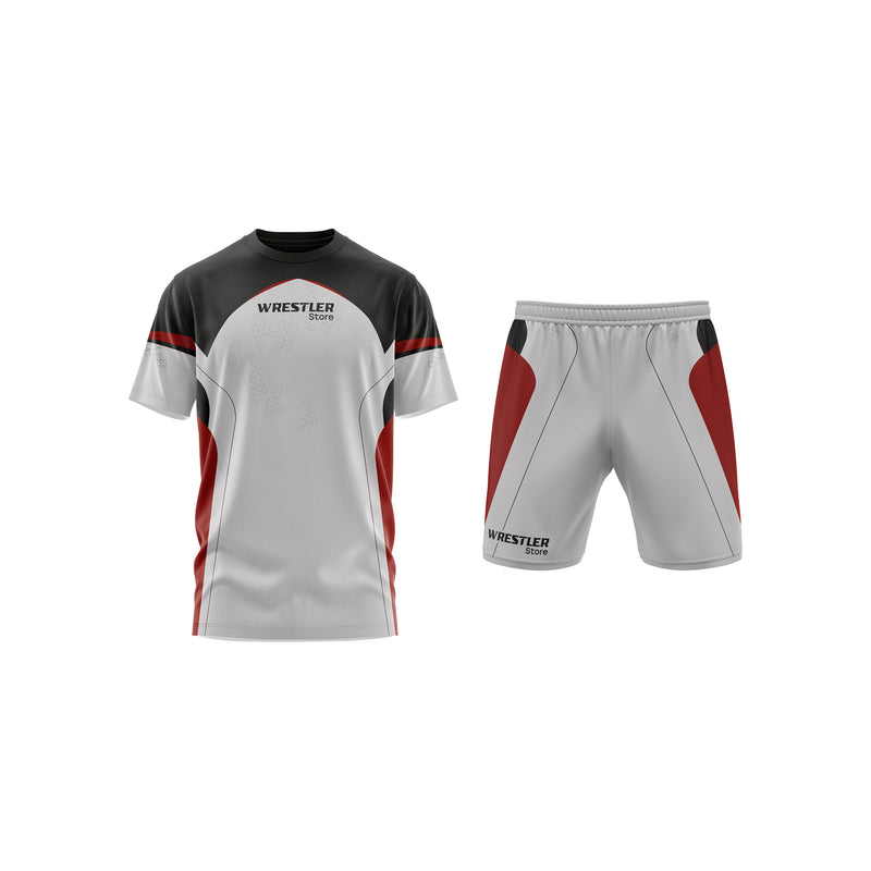 WrestlerStore Ringer Set Rampage Vorderseite (T-Shirt & Shorts)