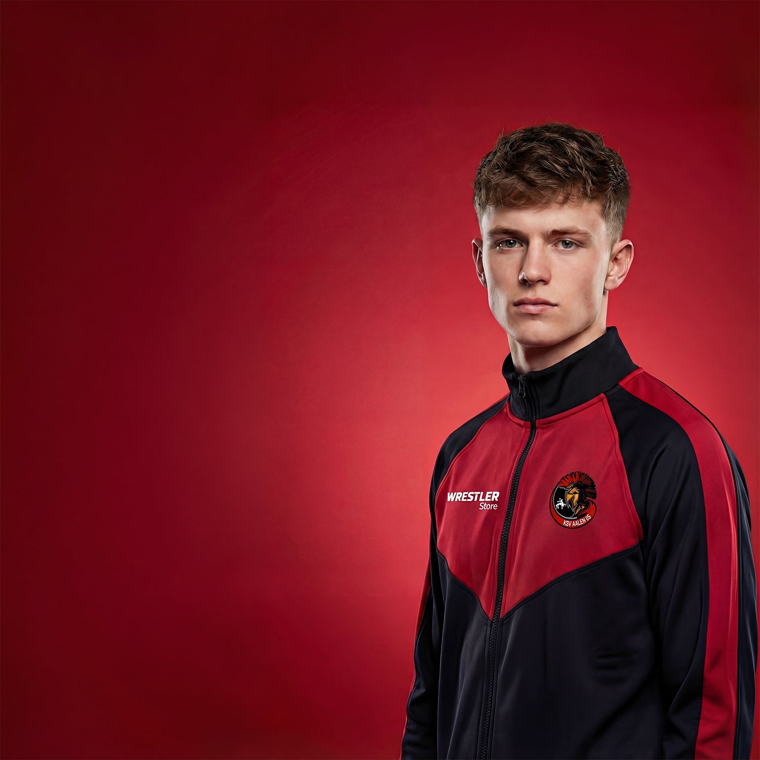 Trainingsjacke für Ringerverein – individuelle Vereinsbekleidung (Teamwear) von WrestlerStore